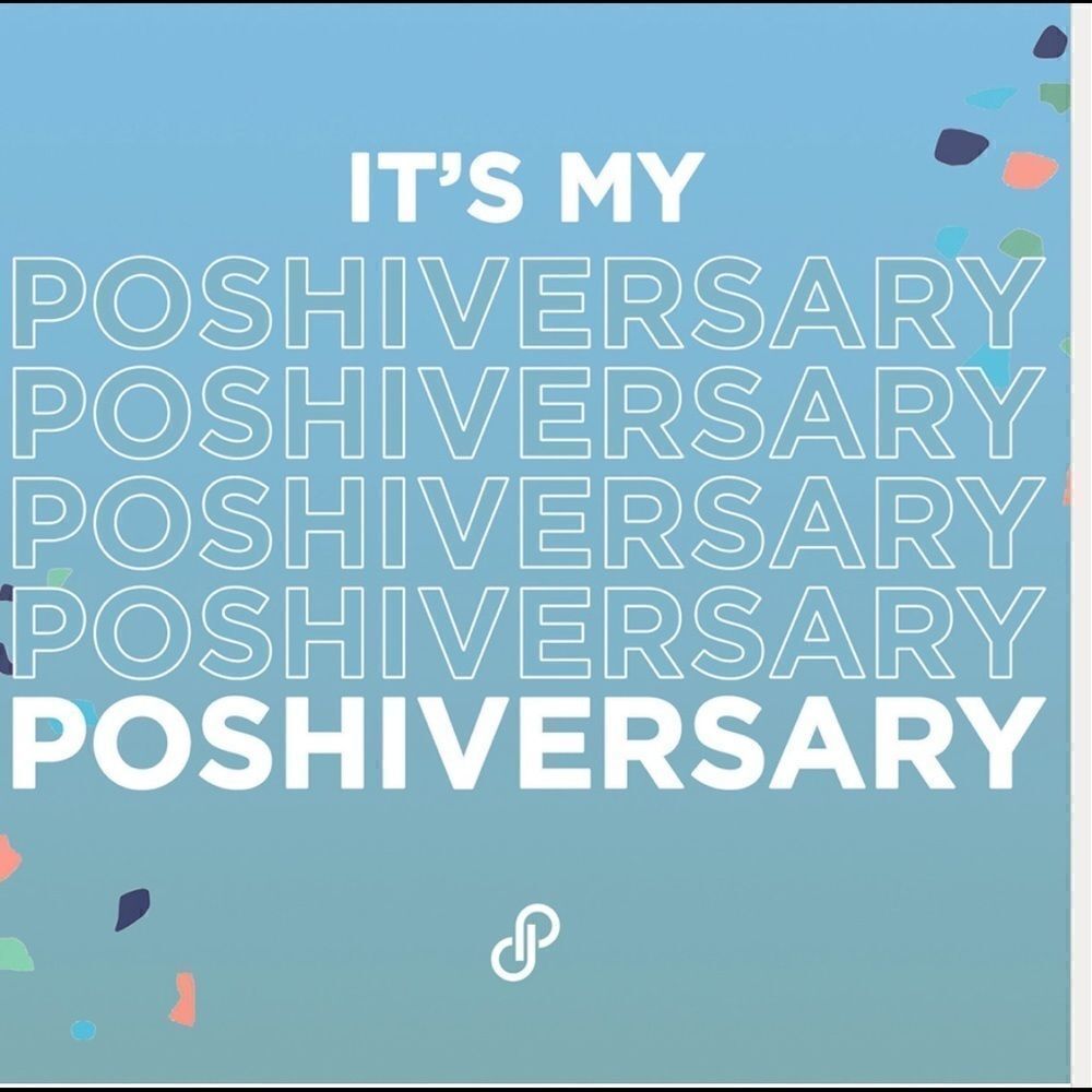 It’s officialMyPoshmarkAnniversary!7 years 3/25/2017 
